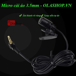 Micro cài áo cho máy trợ giảng 3.5mm