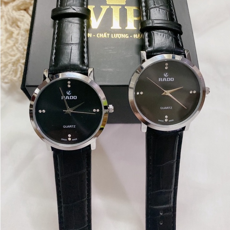 Đồng hồ nam nữ RADO dây da máy thụy sĩ cao cấp [ bảo hành 12 tháng 1 đổi 1 ] | BigBuy360 - bigbuy360.vn