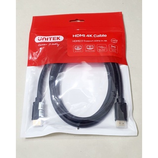 Cáp HDMI Tròn Dẻo Hỗ Trợ 4K Unitek dài 1m5 - 5m  - Chính Hãng