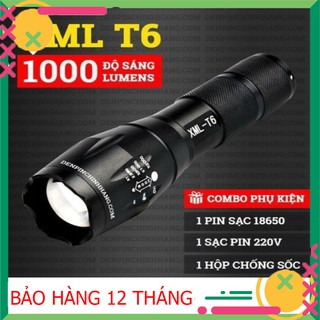 [HÀNG SỈ] 💖Đèn Pin Siêu Sáng💖/LOẠI TỐT/ Đèn Pin Siêu Sáng Mini Nguyên Khối XML-T6 (Tặng Kèm Hộp Đựng Sang Trọng)