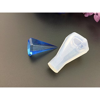 [RESIN ART] Khuôn Silicon hình thoi mặt cắt kim cương 6 cạnh