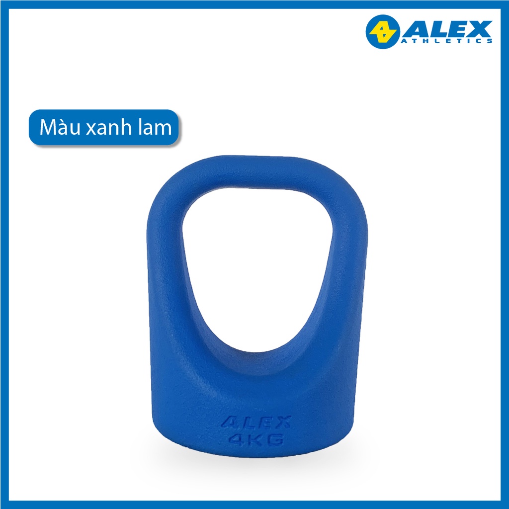 Tạ Ấm 4Kg  ALEX Cao Cấp, Tạ Bình Vôi Tập Gym Squat,Gang Nguyên Khối Sơn Tĩnh Điện, Chặn Sách, Decor – ALEX Việt Nam