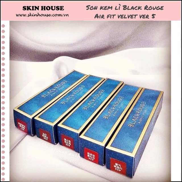 Sẵn -Son Kem Lì Black Rouge Ver 5 Air Fit Velvet- Skinhouse | BigBuy360 - bigbuy360.vn