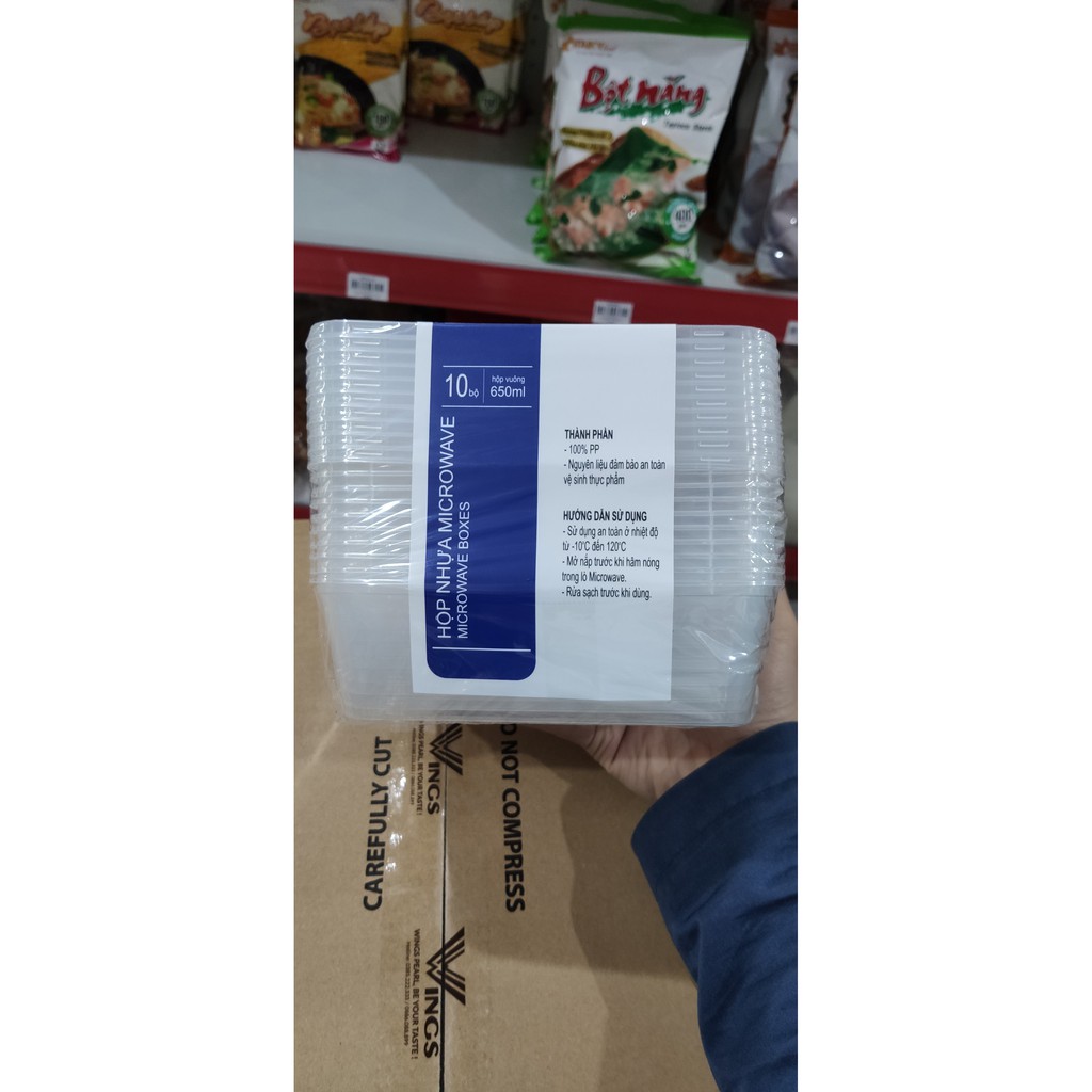 Set 10 Hộp Nhựa Đựng Thực Phẩm Cao Cấp