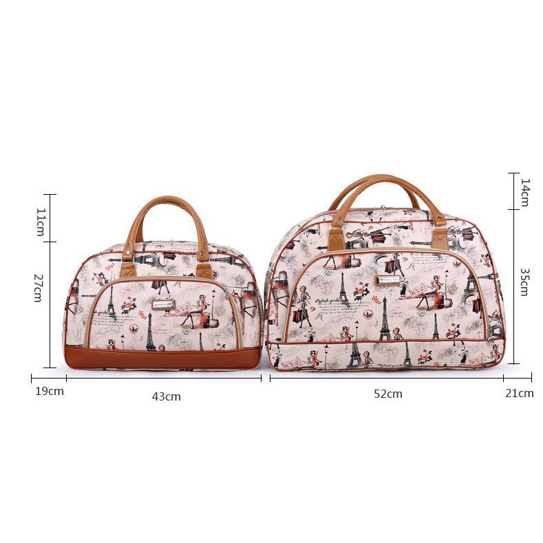 Túi trống du lịch nam nữ Da MOZA Inch hình sang trọng 52cm cỡ đại chống nước GSR Shalla (FREESHIP)