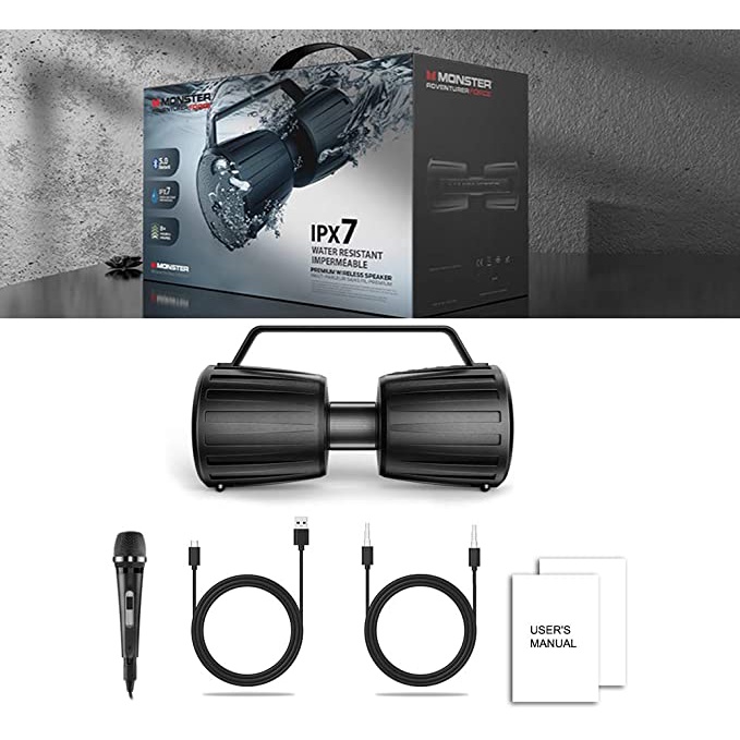 Loa bluetooth MONSTER ADVENTURER FORCE công suất 40w chính hãng thương hiệu Mỹ