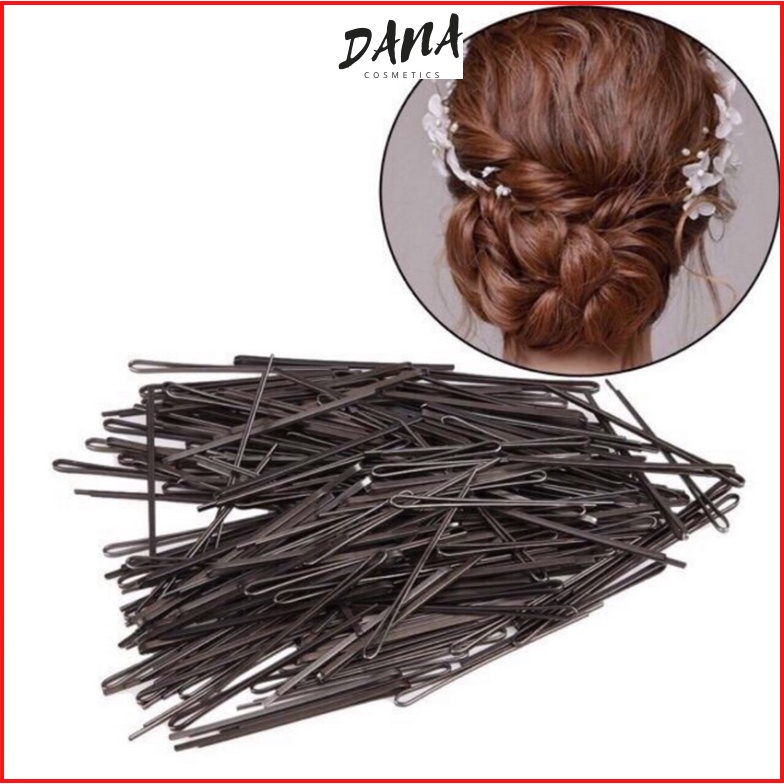 Kẹp Tóc Mái Kẹp Tăm Đen Giữ Mái Phong Cách Hàn Quốc Set 10 Cái Tiện Dụng Dana