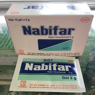Muối rửa vệ sinh phụ nữ Nabifar hộp 10 gói