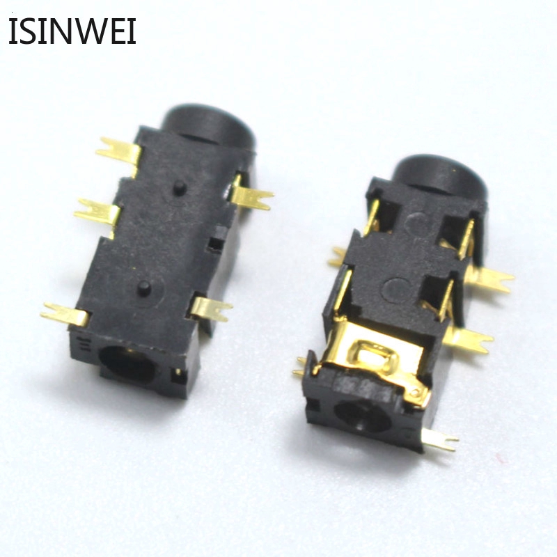 Set 10 Đầu Nối Âm Thanh PJ-327A 3.5mm PJ327A 5P SMD 3 + 2 Pin Mạ Vàng Chuyên Dụng