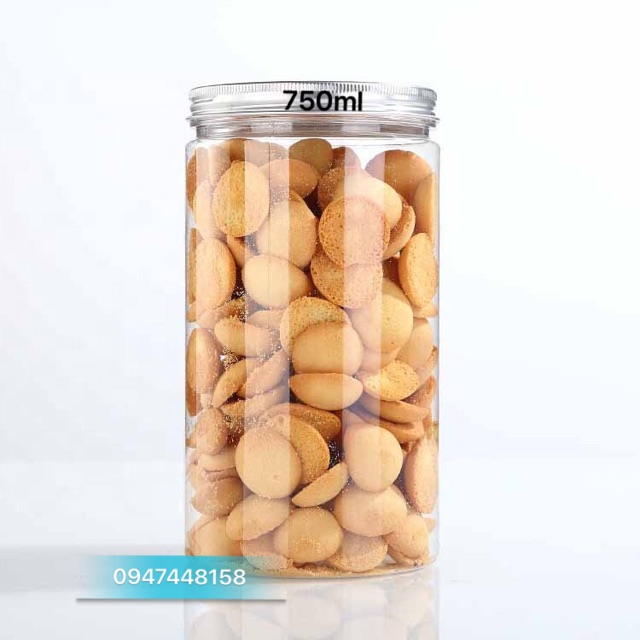 Lọ thuỷ tinh tròn 750ml nắp nhôm | BigBuy360 - bigbuy360.vn