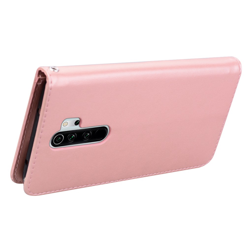 Bao da điện thoại nắp lật họa tiết hoa hồng cho Xiaomi Redmi Note 9T 10 10S 9S 9 8 7 Pro 8T 9A 9C 8A 7A 13C
