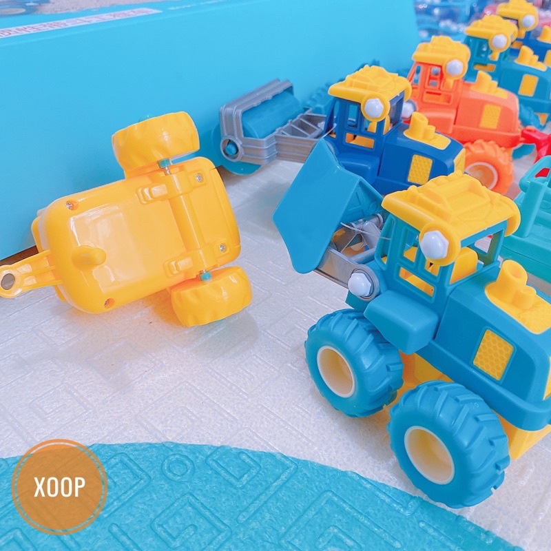 SALE !!! ĐỒ CHƠI XOOP! XE CÔNG TRÌNH KÈM XE KÉO CHO BÉ (SP001938 ) SHOP PHÚC YẾN