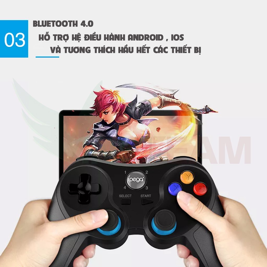 Tay cầm chơi game kết nối bluetooth IPEGA PG-9157 cho điện thoại/máy tính/tivi -dc4796