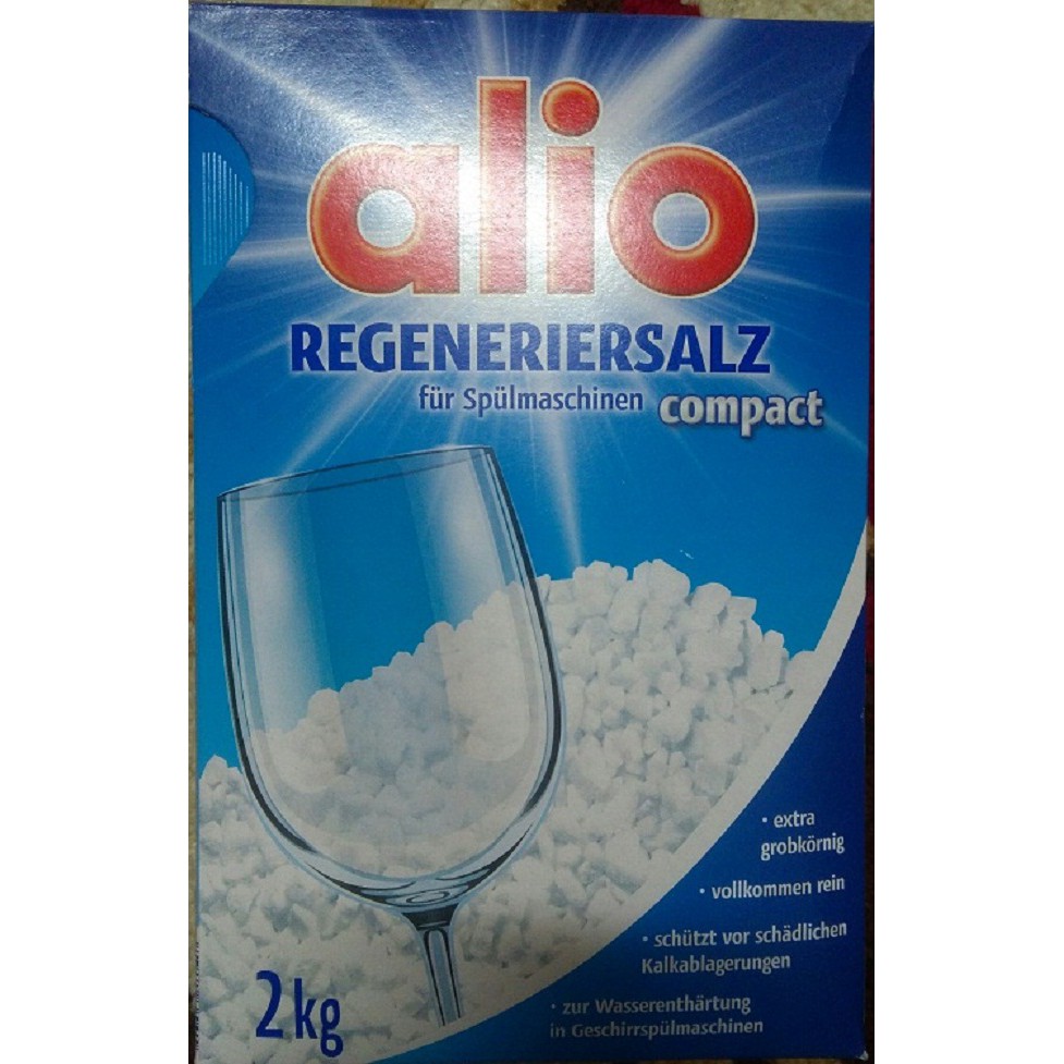 Bộ 3 sản phẩm bột alio 1,8 kg Muối rửa bát Alio 2 kg và nước làm bóng Alio 1000ml