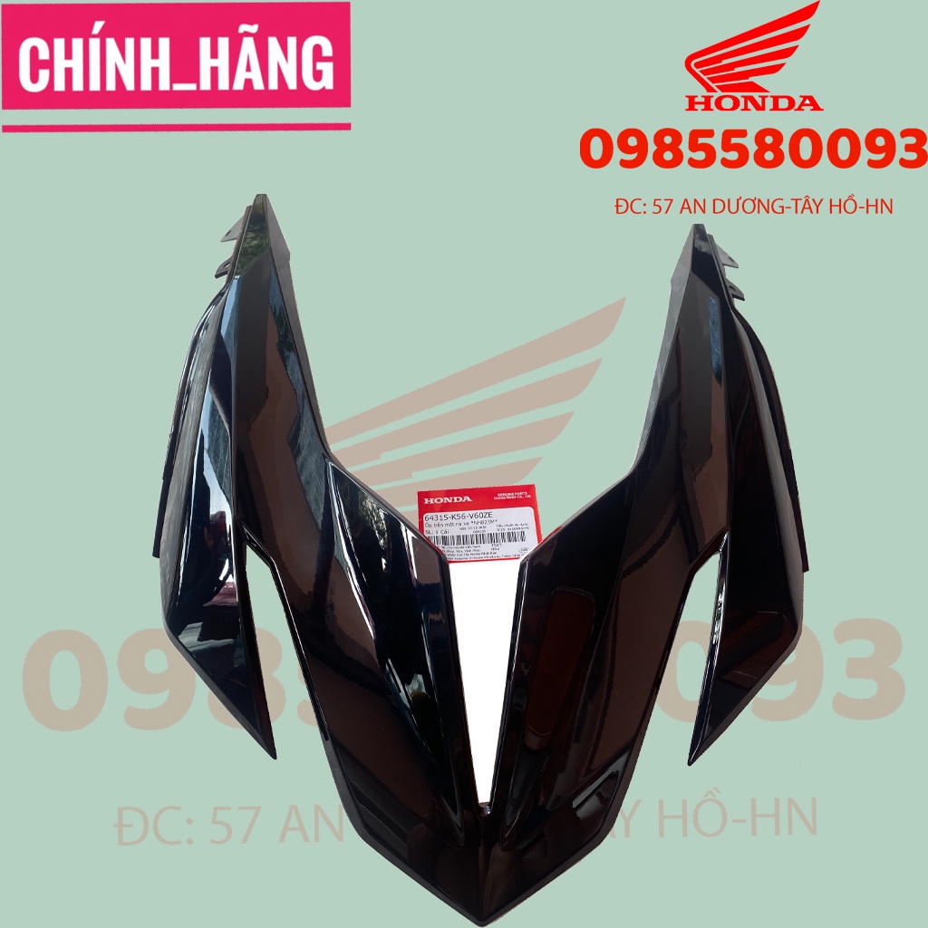Dàn áo Winner X Đen bóng 2021 chính hãng Honda