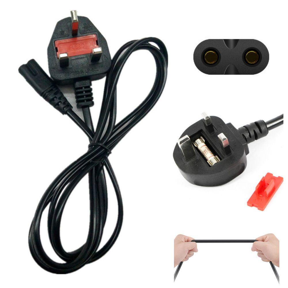 LAKAMIER Dây Nguồn 3 Chấu Phích Cắm UK Thông Dụng An Toàn Cho Laptop