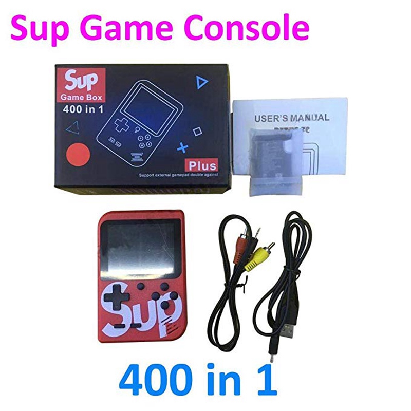 Máy Chơi game Bỏ Túi 8 bit 3.0 inch Cầm Tay Cổ Điển 400 Trò Chơi