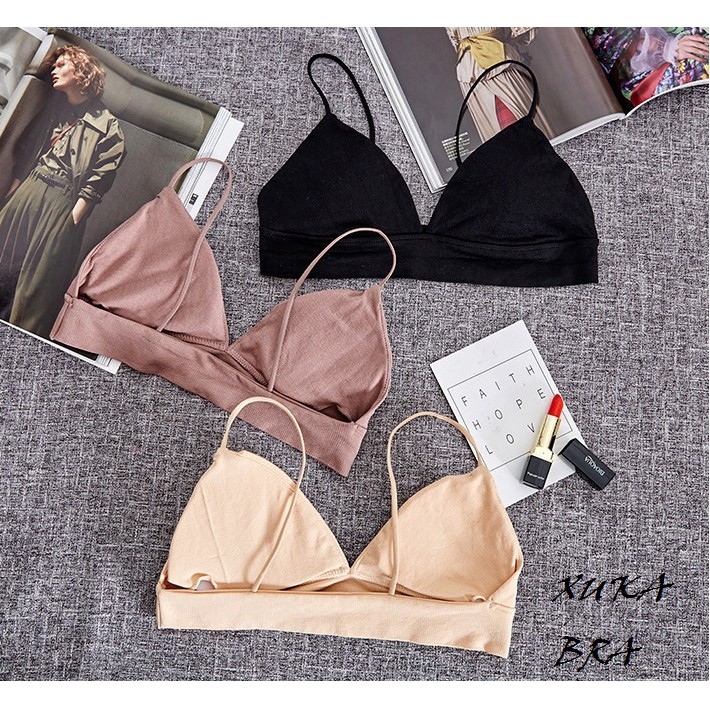 SIÊU PHẨM ÁO LÓT COTTON 2 DÂY PHONG CÁCH BRALETTE