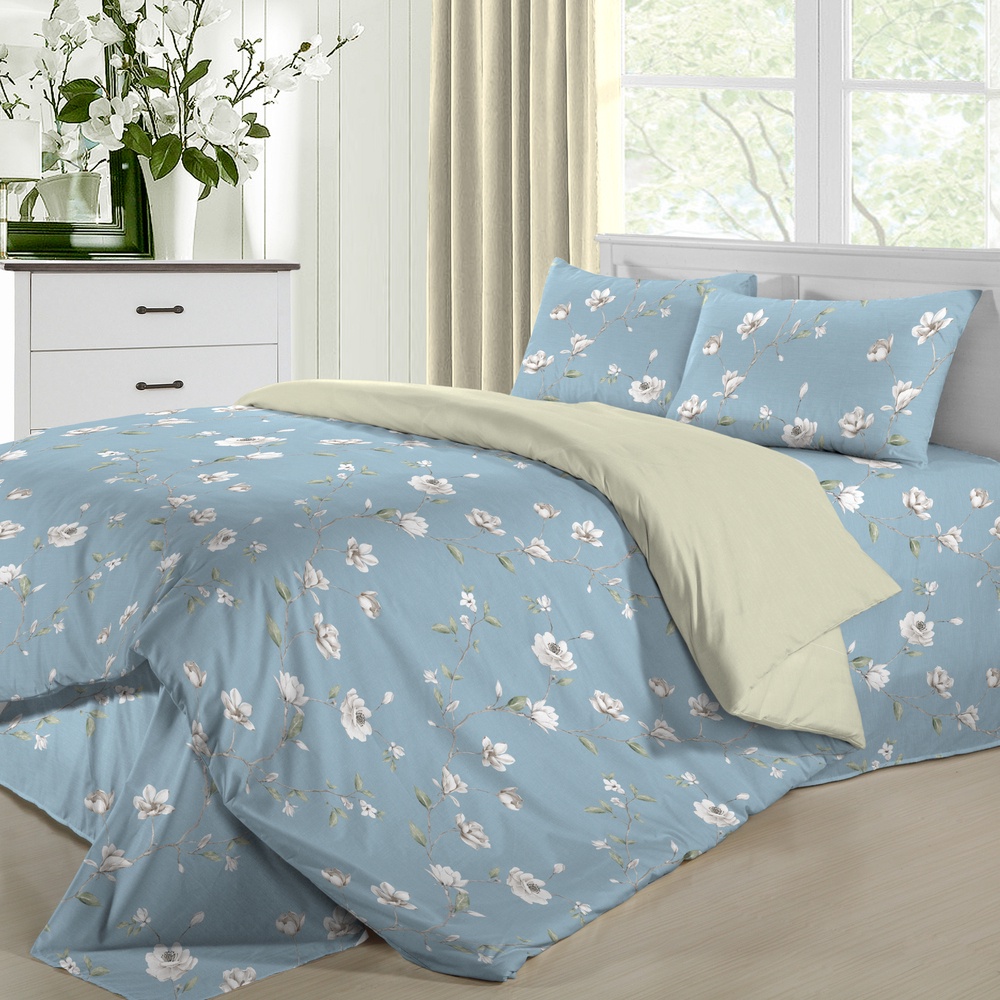 Bộ ga áo gối Micro Satin Livia 1m6x2m +30cm