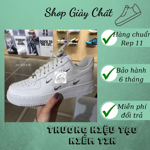 Giày Sneakers  💖𝐅𝐑𝐄𝐄𝐒𝐇𝐈𝐏💖 Giày Thể Thao 𝑻𝒓𝒂̆́𝒏𝒈 𝑳𝒐𝒈𝒐 𝑩𝒂̣𝒄 Cao Cấp Full Size Nam Nữ