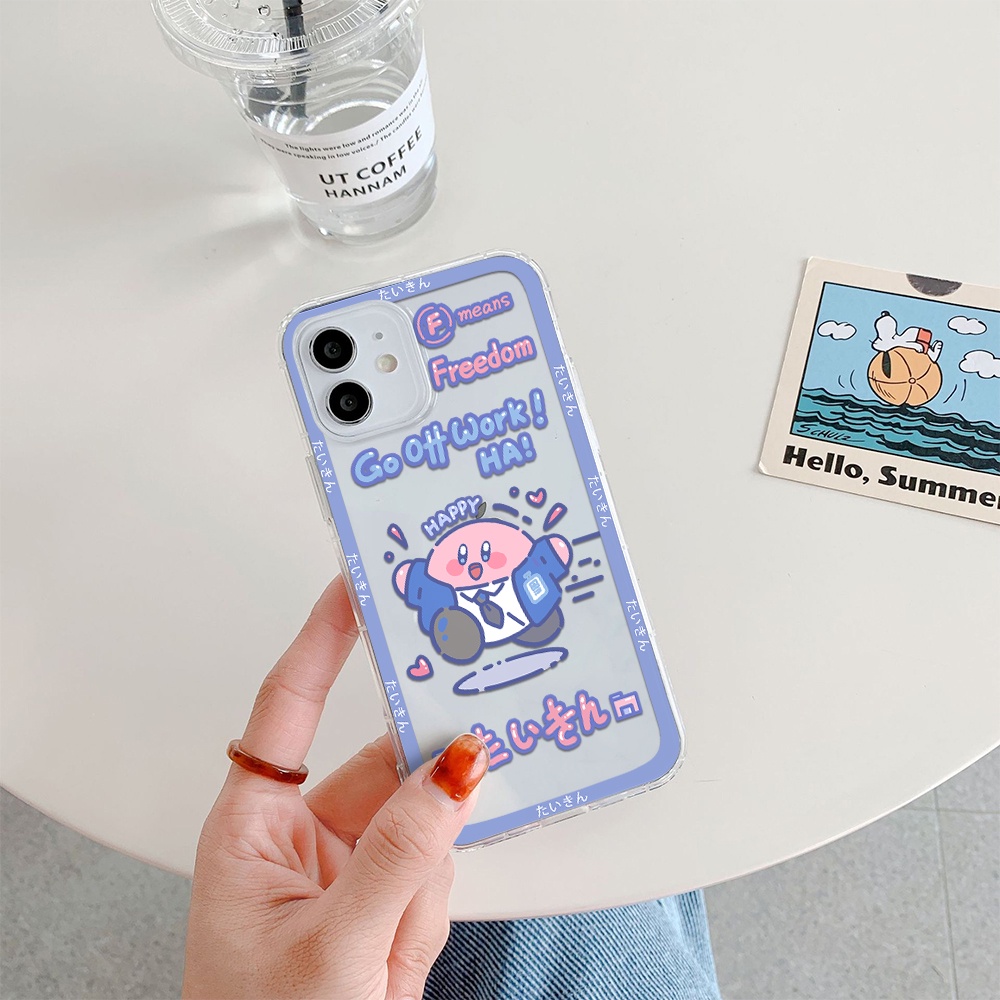 Ốp Điện Thoại Tpu Mềm Chống Sốc In Hình Kirby Cho iPhone 11 12 13 pro max XS X XR XSMax 7 8 6 6s plus SE 2020