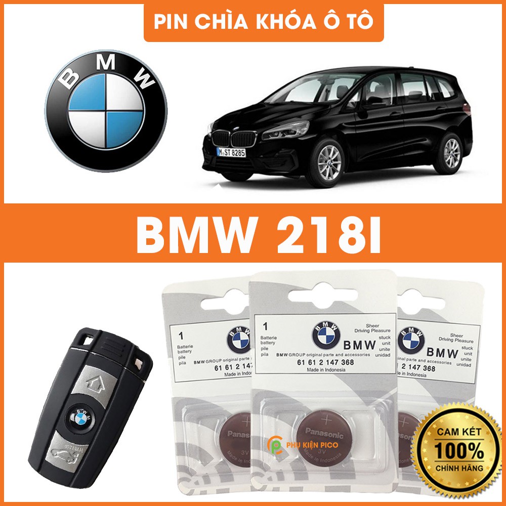 Pin chìa khóa ô tô BMW 218i chính hãng BMW sản xuất tại Indonesia 3V