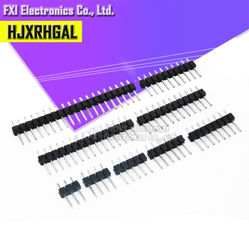 Set 10 Đầu Nối PCB 2.54mm 2~40P 2 / 3 / 4 / 5 / 6 / 8 / 10 / 12 / 15 / 20 / 40Pin Cho Arduino