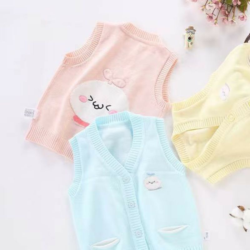 Áo Gile Len Nhiều Mẫu cho Bé Trai, Bé Gái sz 7-16 kg.