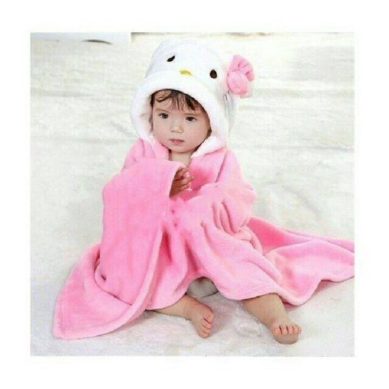 (Chọn mẫu) Chăn, Choàng Ủ lông hình thú mềm mại cho bé