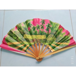 Quạt giấy in hình phong cảnh đẹp