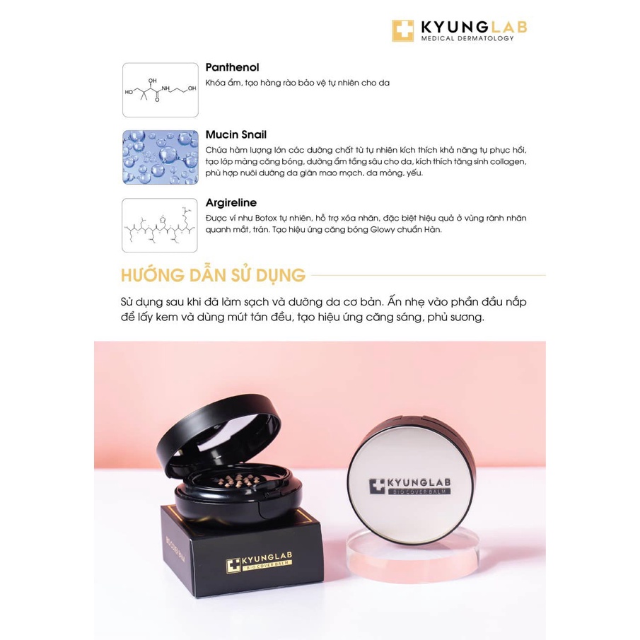 Phấn nước trang điểm Kyung Lab Cushion Bio Cover Balm