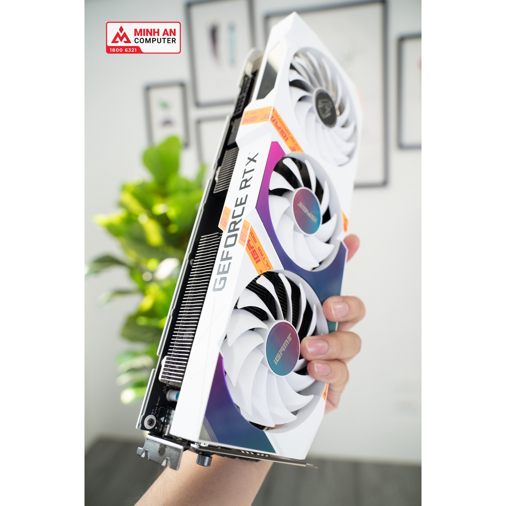 Card màn hình Colorful iGame Geforce RTX 3060 Ultra W OCV (White)