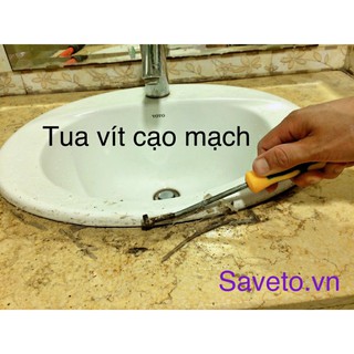 Tua vít cạo ron gạch ( cạo mạch gạch), dụng cụ cạy mạch cũ
