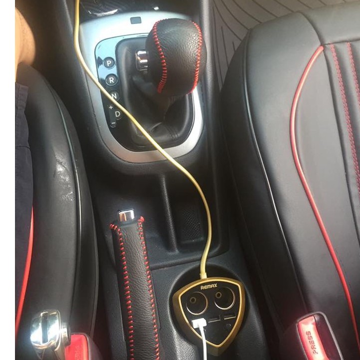 Bọc Cần Số, Tay Phanh xe KIA Forte, Cerato, Rio Số Tự Động 2011-2013, Da Bò Nhiều Màu Sắc..