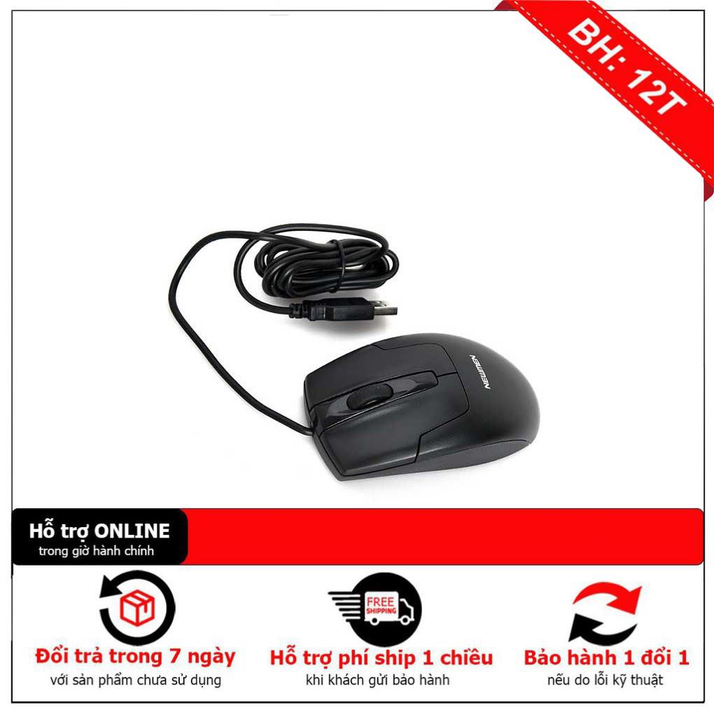 Chuột máy tính Newmen m180 - Kết nối dây USB- Chống va đập