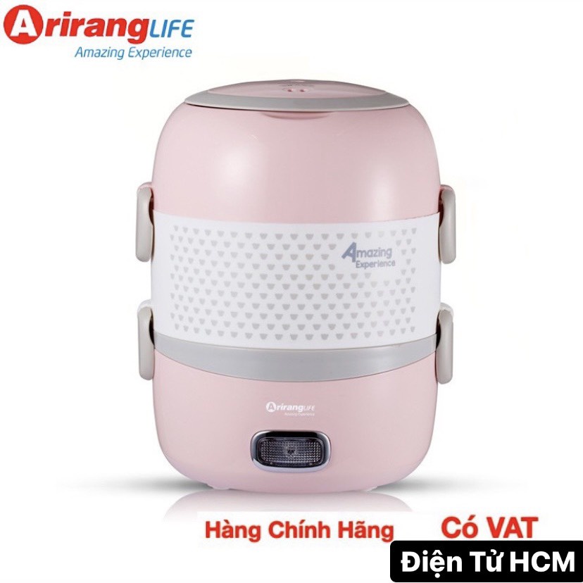 [Mã ELHADEV giảm 4% đơn 300K] Hộp cơm cắm điện + hâm nóng 2 tầng ArirangLife EL-ALS263