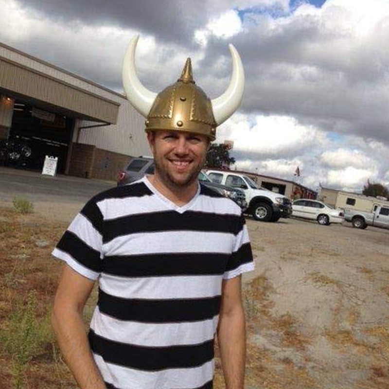 ✿ Nón Bảo Hiểm Hóa Trang Halloween Phong Cách Viking