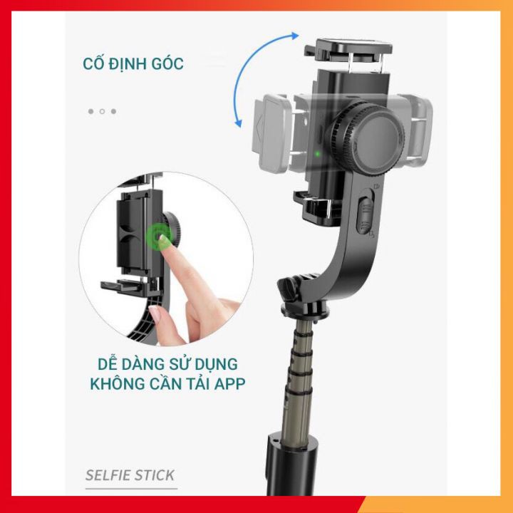 Gậy chống Rung Gimbal Stabilizer L08📷[ CỰC PHẨM ] 📸Tay Cầm Chống Cho Điện thoại Gimbal L08 Có Bluetooth Tiện Dụng | BigBuy360 - bigbuy360.vn