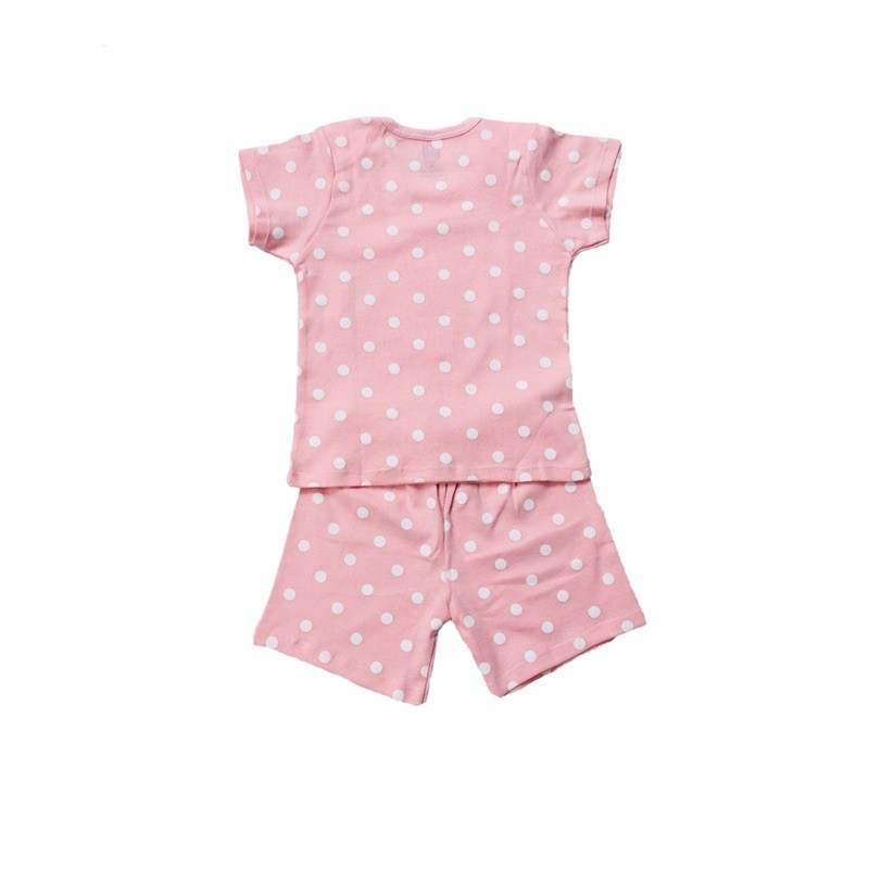 Bộ Đồ Thun Cotton Tay Ngắn Quần Ngắn Bé Sơ Sinh Gái BabyBean MẪU NGẪU NHIÊN