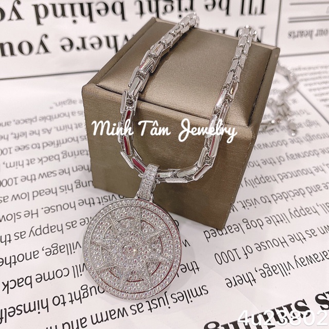 BỘ DÂY CHUYỀN NAM BẠC Ý S925 DÂY CHUYỀN LỤA KẾT HỢP DÂY CHUYỀN MẶT TRỜI PHƯƠNG ĐÔNG