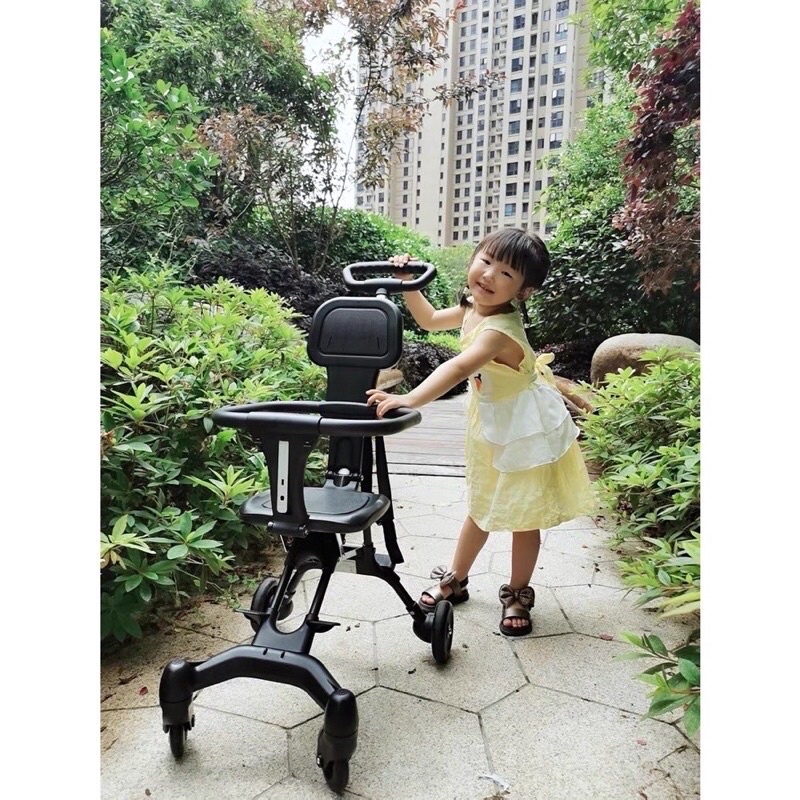 ❣XE ĐẨY GẤP GỌN THÔNG MINH,XE ĐẨY GẤP GỌN 2 CHIỀU KÈM ĐỆM🧸