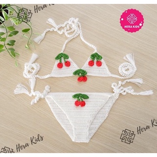 bikini cho bé gái hình trái cây