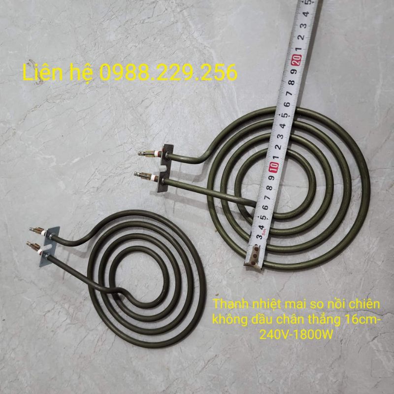 Thanh nhiệt nồi chiên không dầu 16cm 240V- 1800W/ 15cm 220V-1500W/ 17cm 220V-1700W chân thẳng