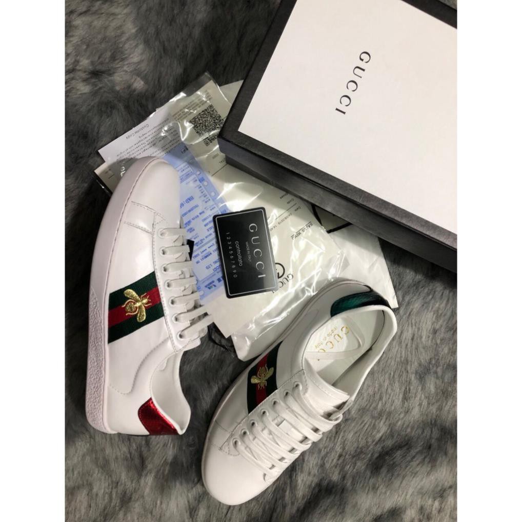 NEW- | Bán Chạy | 👟 Giày gucci ong kem cao cấp da xịn 100% Tặng Vớ 60k SẴN KHO Xịn Nhẩt 2021 $ ˇ