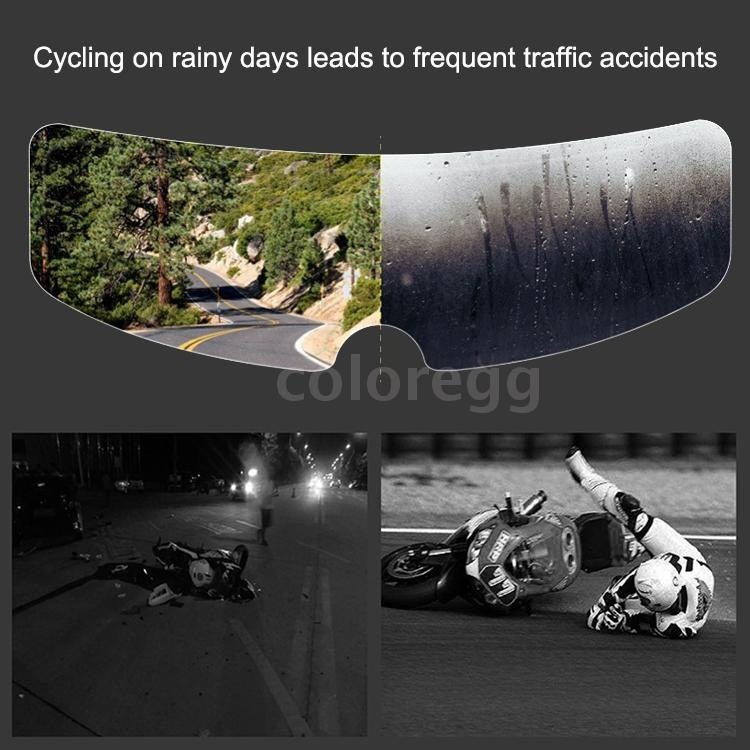 Miếng dán kính chắn gió mũ bảo hiểm chống thấm nước tiện dụng khi chạy xe máy