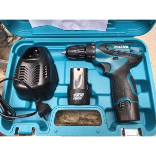 Máy khoan pin 12v makita loại đẹp 2 pin