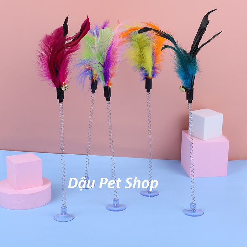 ĐỒ CHƠI LÒ XO CHO MÈO CÓ GIÁC HÚT