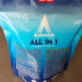 Viên rửa chén Astonish all in 1. dishwasher tablets