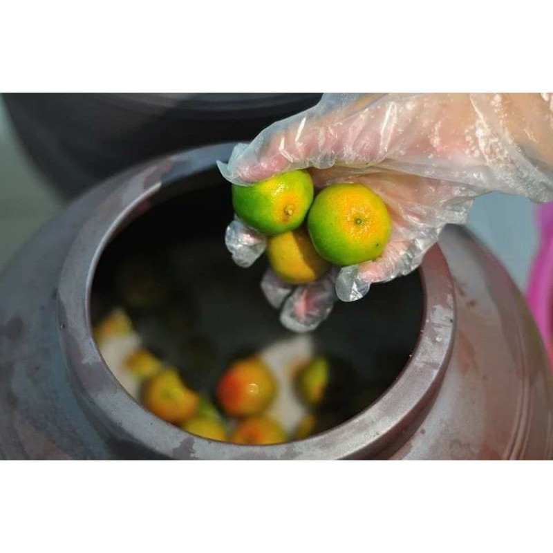 CHANH SÀNH Ủ MUỐI MẬT ONG 2 NĂM - HŨ 700ml