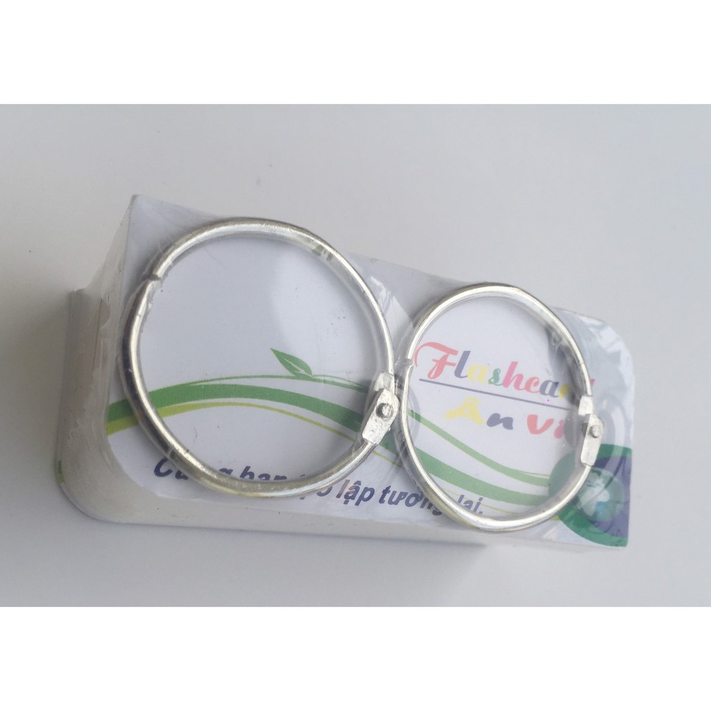 Com bo 20 bộ thẻ  flashcard trắng vuông kích thước 3,5x8 cm học từ vựng ngoại ngữ